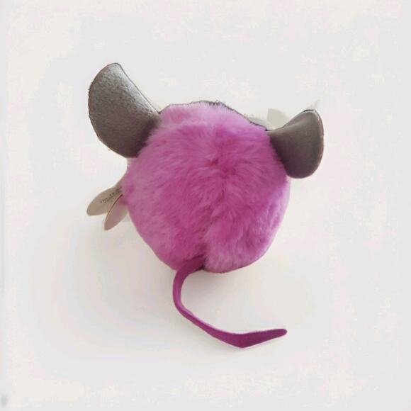 Ty Puffies COLBY the Purple Mouse 3.5" Beanbag Plush Stuffed Toy - Picture 5 of 7